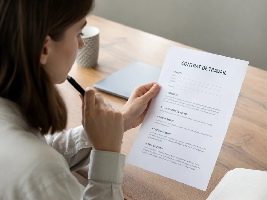 Contrat de travail : formes, clauses et vérifications avant de signer
