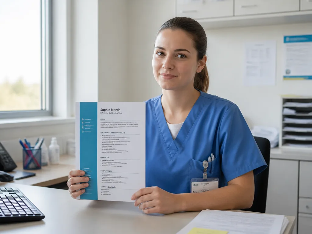 Exemple de CV infirmier : un modèle ciblé pour convaincre un staff recruteur